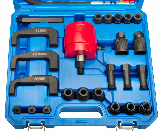 Pneumatische diesel injector trekker set - 25 delig - Verstuiver trekker