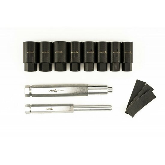 Wielslot demontage set - Velgenslot doppen set  - Wielbout demontage kit - ASTA