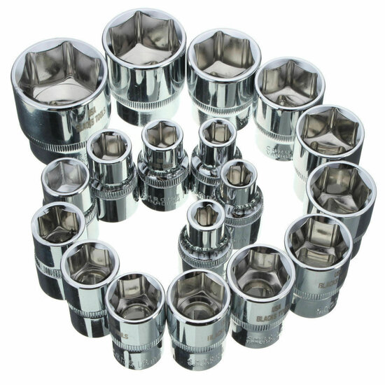 Dop 24mm 3/8" aansluiting - zeskantdop - 6 kant dop - 6 point socket - 3/8"socket 24 mm