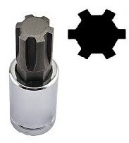 Ribe bit dop m6 55mm - ribe socket bit short - ribe socket - ribe screw