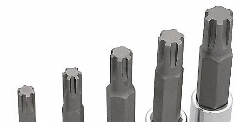 Ribe bit dop m6 55mm - ribe socket bit short - ribe socket - ribe screw