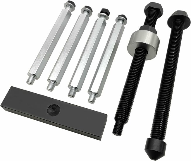 dubbele koppeling demontage set porsche cayenne pdk - koppeling gereedschap - satra