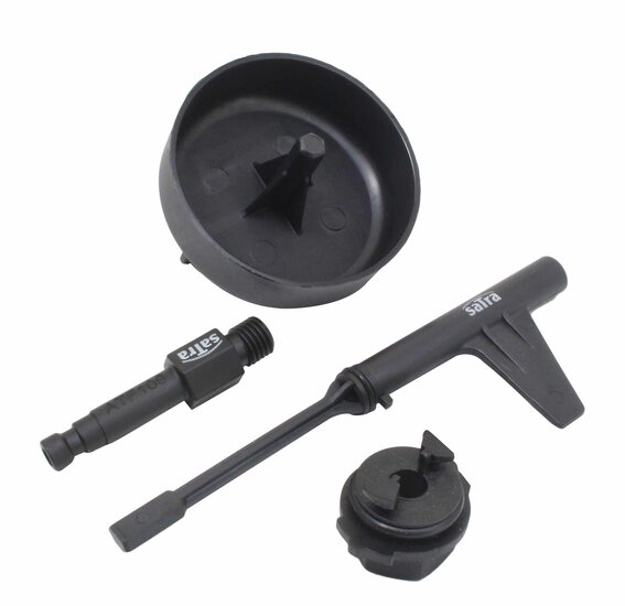 transmissie vloeistof vul adapter set mercedes - olie vullen/aftappen - satra