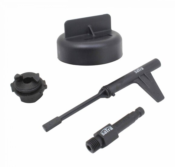 transmissie vloeistof vul adapter set mercedes - olie vullen/aftappen - satra