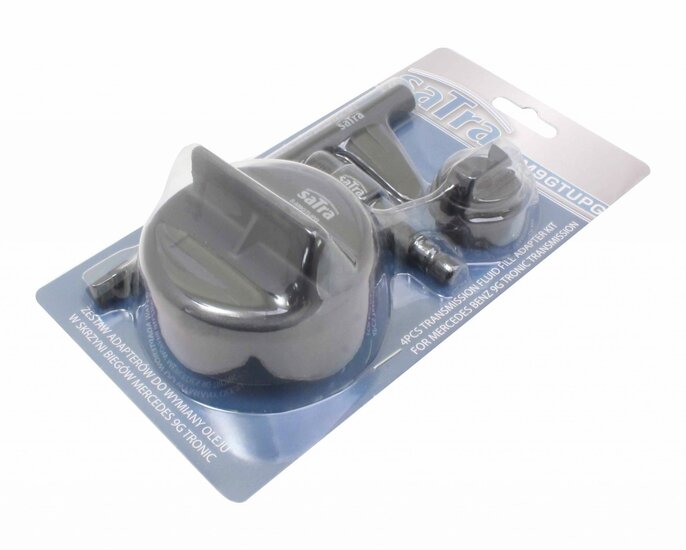 transmissie vloeistof vul adapter set mercedes - olie vullen/aftappen - satra