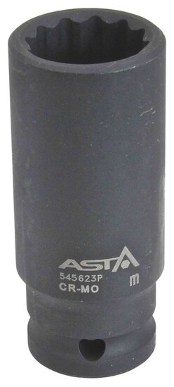 12 kant krachtdop 24mm - 1/2'' - verlengde dop - kracht dop - hoge dop - lange dop