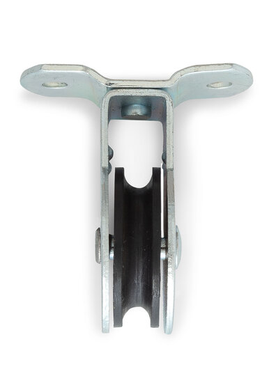Staande katrol enkel met nylon rol, katrol dubbel, katrollen, katrol, dubbelkatrol