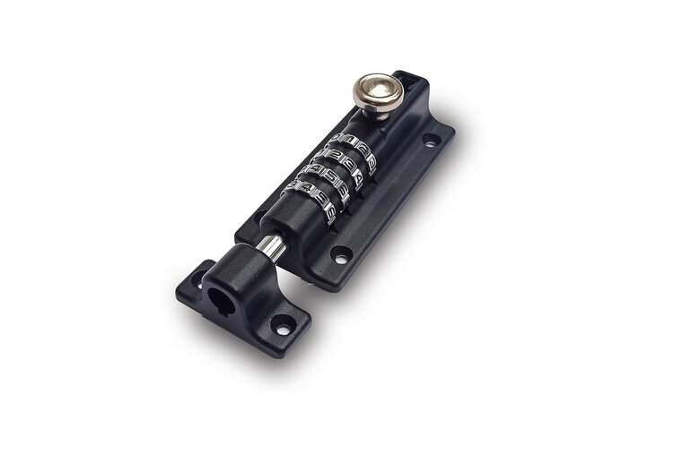 schuifgrendel met cijferslot 113 mm- schuif slot - schuifslot - deurschuif