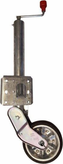 neuswiel zwaar model rond 60mm automaat - steunwiel klapbaar - aanhanger neus wiel - alko