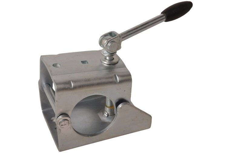 neuswielklem 60 mm met vouwbare hendel - steunpootklem - neuswielhouder - klem voor het neuswiel 
