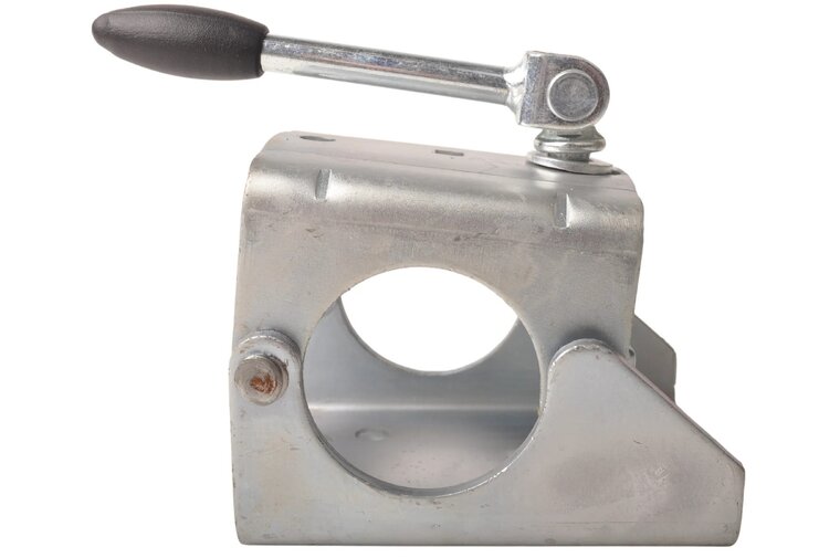 neuswielklem 60 mm met vouwbare hendel - steunpootklem - neuswielhouder - klem voor het neuswiel 