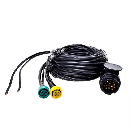 kabel set aspock 5 meter - dc kabel - kabelset 13 polige stekker - verlichtingskabel