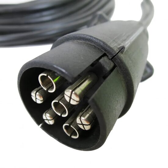kabel set aspock 7.5 meter - dc kabel - kabelset 7 polige stekker - verlichtingskabel