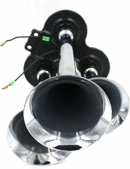 3 tonige luchthoorn 12/24 volt - hoorn - toeter - scheepshoorn - claxon - signaalhoorn
