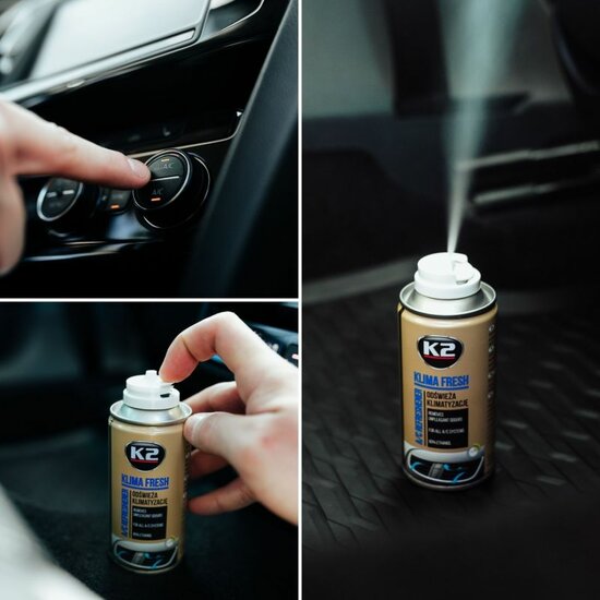 airco verfrisser cherry 150 ml - airco cleaner - airco reiniger - airconditioner spray - k2 klima