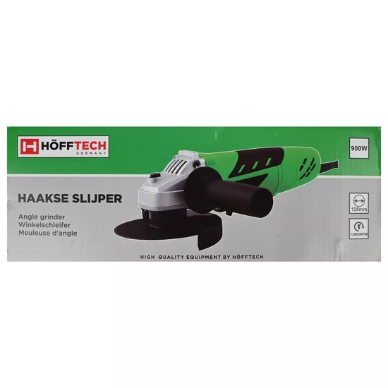 haakse slijper 125mm - slijptol 900watt - slijpmachine - hofftech