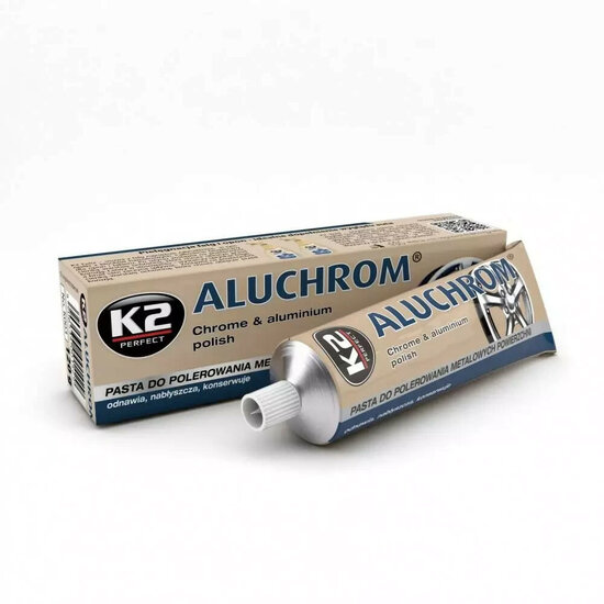 k2 chroom en aluminum polish - poetsmiddel - reinigen - polijsten - glansherstel - beschermede laag