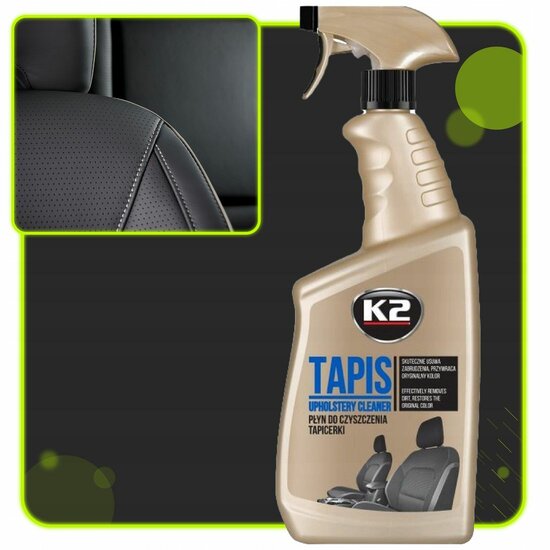 k2 bekledingsreiniger met verstuiver voor auto - caravan - camper - boot en andere oppervlaktes - 770 ml fles be