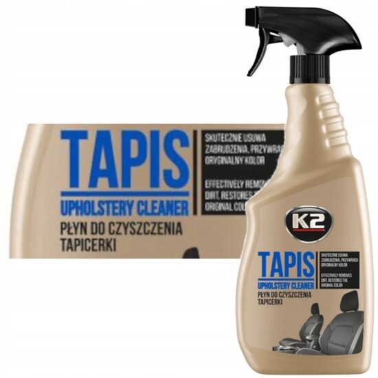 k2 bekledingsreiniger met verstuiver voor auto - caravan - camper - boot en andere oppervlaktes - 770 ml fles be