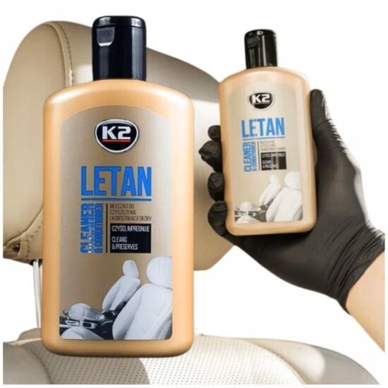 k2 leerreiniging en verzorging - reiniging - leer - verzorging - bescherming - verzorging - fles 250 ml