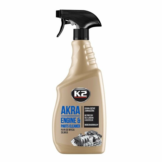 k2 Akra engine cleaner - motorcleaner - automotor reiniger - motorreiniger - reiniger - schoonmakmiddel - motorruim schoonmaker