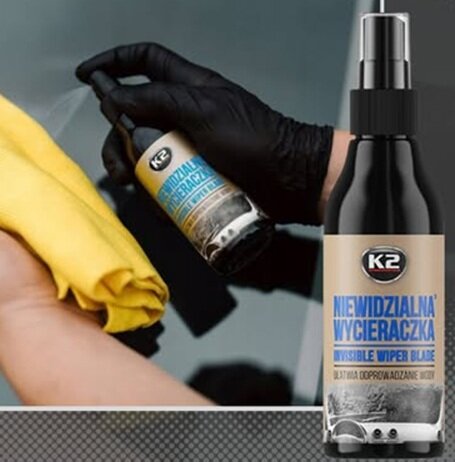k2 vizio onzichtbare ruitenwisser - flacon van 200 ml met spuitmond - verbetert zicht bij regen - hydrofobe coating voor beter