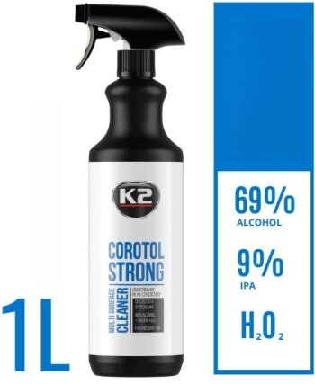 K2 multi cleaner oppervlakte behandelaar met hoge alcohol gehalte - 69% alcohol en 9% ipa en water - multi strong cleaner&#x00a