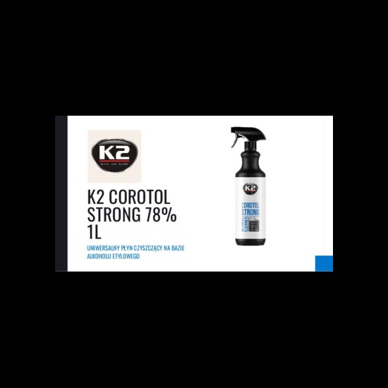 K2 multi cleaner oppervlakte behandelaar met hoge alcohol gehalte - 69% alcohol en 9% ipa en water - multi strong cleaner&#x00a