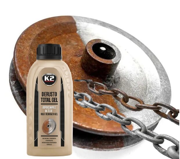 k2 rust remover gel - professionele roest verwijderaar - roest remover - derusto