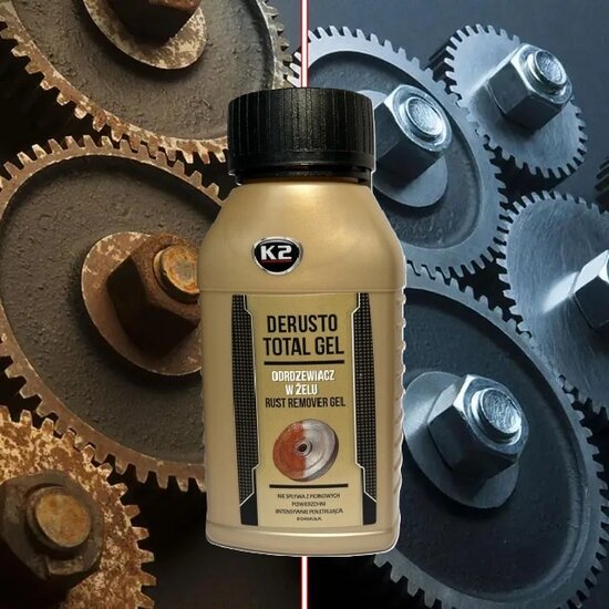 k2 rust remover gel - professionele roest verwijderaar - roest remover - derusto