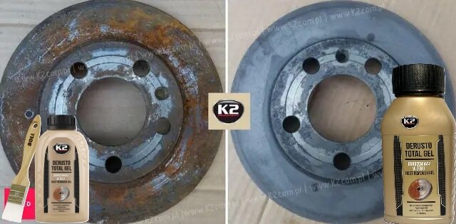 k2 rust remover gel - professionele roest verwijderaar - roest remover - derusto