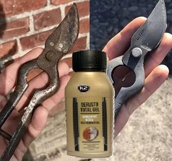 k2 rust remover gel - professionele roest verwijderaar - roest remover - derusto