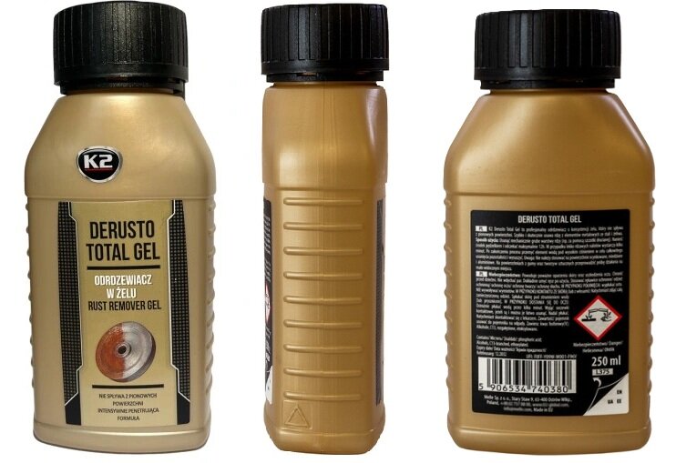 k2 rust remover gel - professionele roest verwijderaar - roest remover - derusto