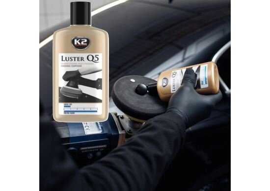 k2 poetspasta Luster q5 - autopoets - polijsen - auto polijs pasta - poetsmiddel - poetsmelk