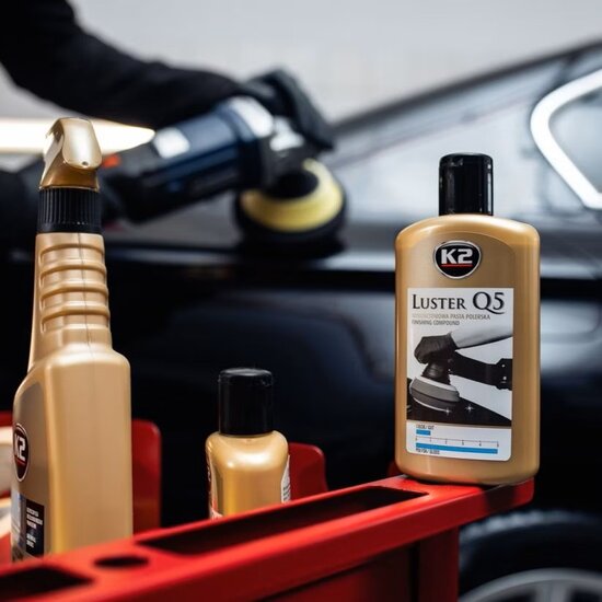 k2 poetspasta Luster q5 - autopoets - polijsen - auto polijs pasta - poetsmiddel - poetsmelk