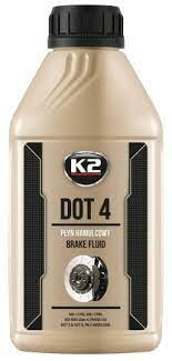 k2 remvloeistof dot-4 0.5 liter fles - rem en koppelingssystemen voor zware belaste voertuigen - professionele olie voor de rem