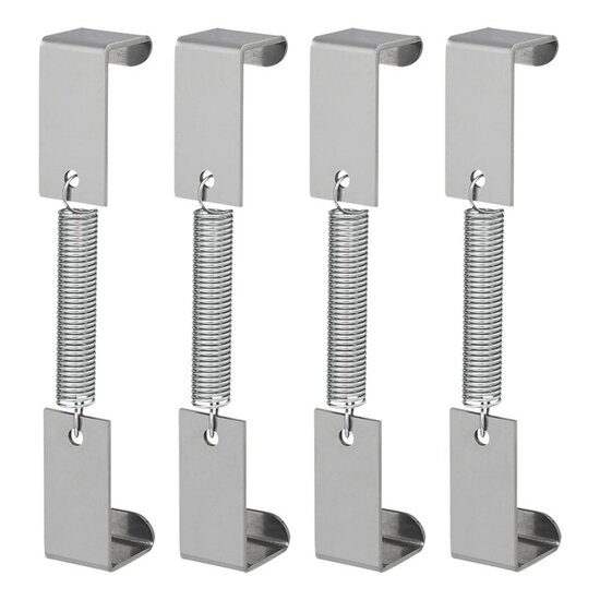 kentekenplaathouder rvs set - kentekenplaatklem - kentekenhouders - nummerplaathouders