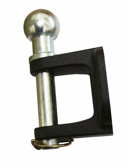 kogelbout recht 3T - koppelkogel met flens 50 mm - trekhaak kogel - trekkogel