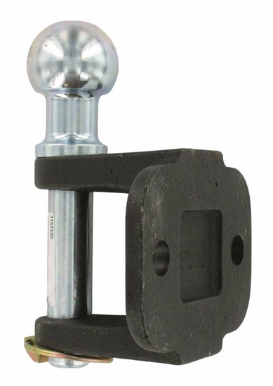 kogelbout recht 3T - koppelkogel met flens 50 mm - trekhaak kogel - trekkogel