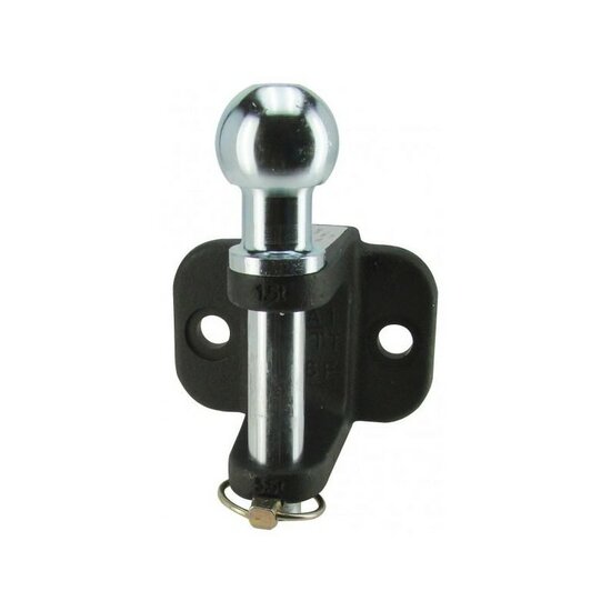 kogelbout recht 3T - koppelkogel met flens 50 mm - trekhaak kogel - trekkogel