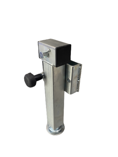 steunpoot vk 60x410 mm - uitdraaipoot - afstelpoot - aanhangerpoot - afzetsteun - opdraaisteun