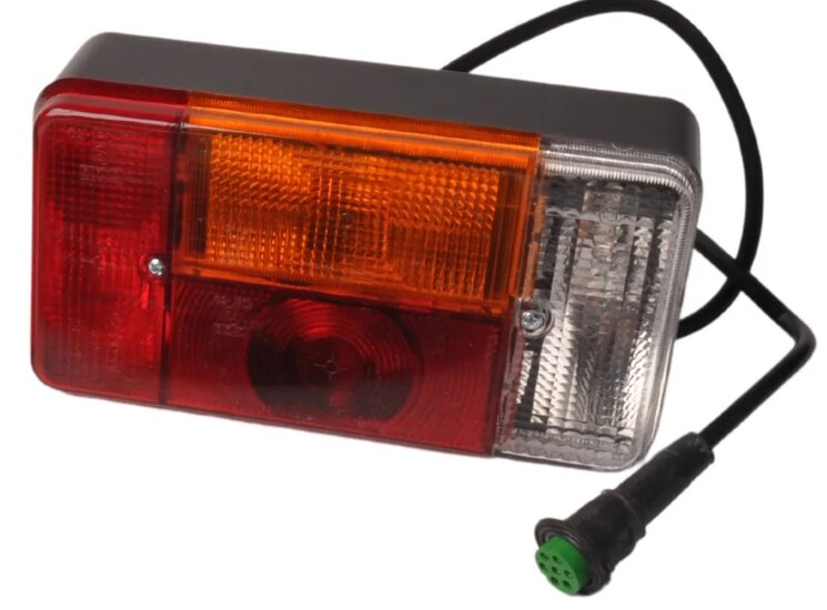 achterlicht radex 5001 rechts - achterlamp 1.5 meter x 5 pins connector - aanhangerlamp
