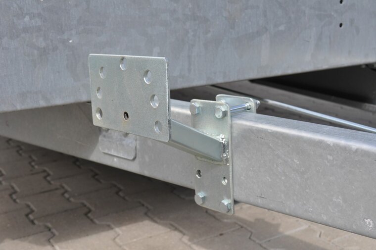 reservewielhouder voor disselmontage - reservewielsteun - reservewielbeugel - wieldrager