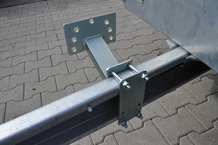 reservewielhouder voor disselmontage - reservewielsteun - reservewielbeugel - wieldrager