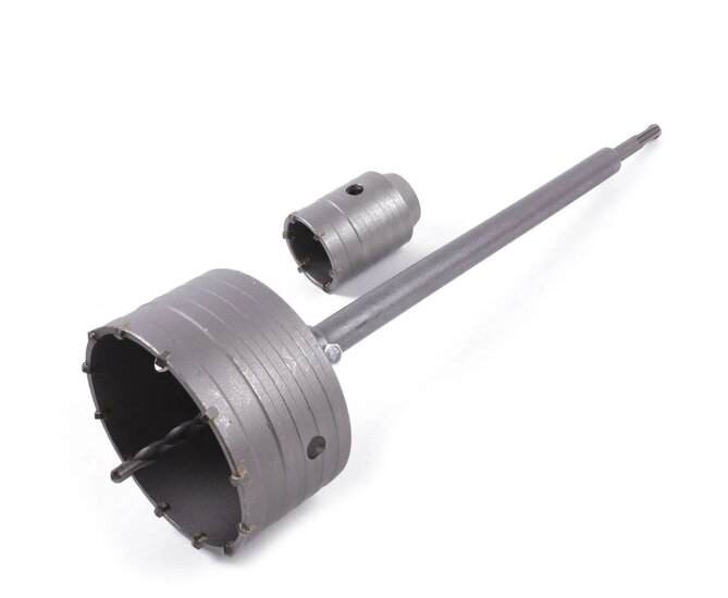 Komboren set verleng, 50 en 110mm, komboor gehard staal