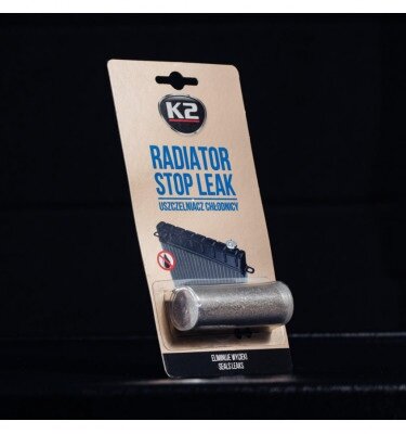 k2 autoradiator stop leak - radiator lek stopper van de auto - gaten dichter doormiddel van poeder 18,5 gram - radiator fixer -