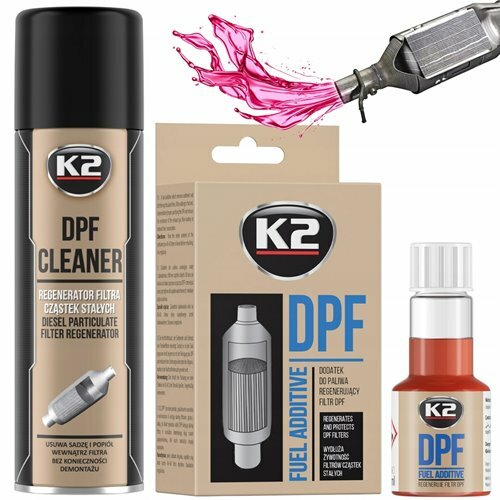 k2 dpf 50ml – regeneratie en bescherming van het dpf - filter zonder demontage - dpf filter schoonmaken - roetverbranden