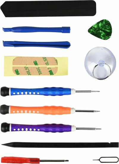 precisie gereedschap set 12 delig - reparatie kit - smartphone reparatieset - benson