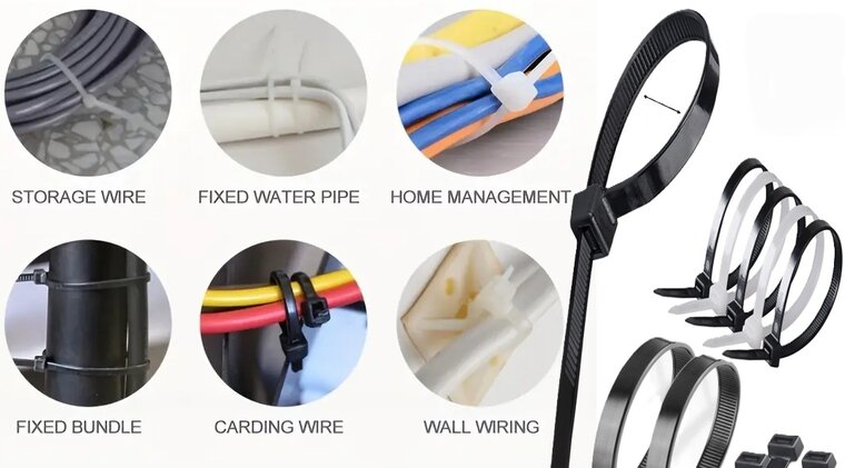 kabelbinder - bundelbandje - tiewraps - cabel zip - nylon cable tie - eleactrabinder - vastbinder