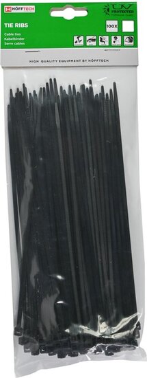 4.8 x 430 kabelbinder - bundelbandje - tiewraps - cabel zip - nylon cable tie - eleactrabinder - vastbinder